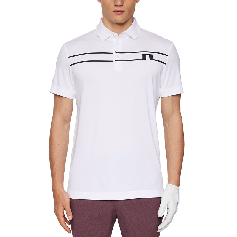 J.Lindeberg Klas Golf Polo Shirt – White