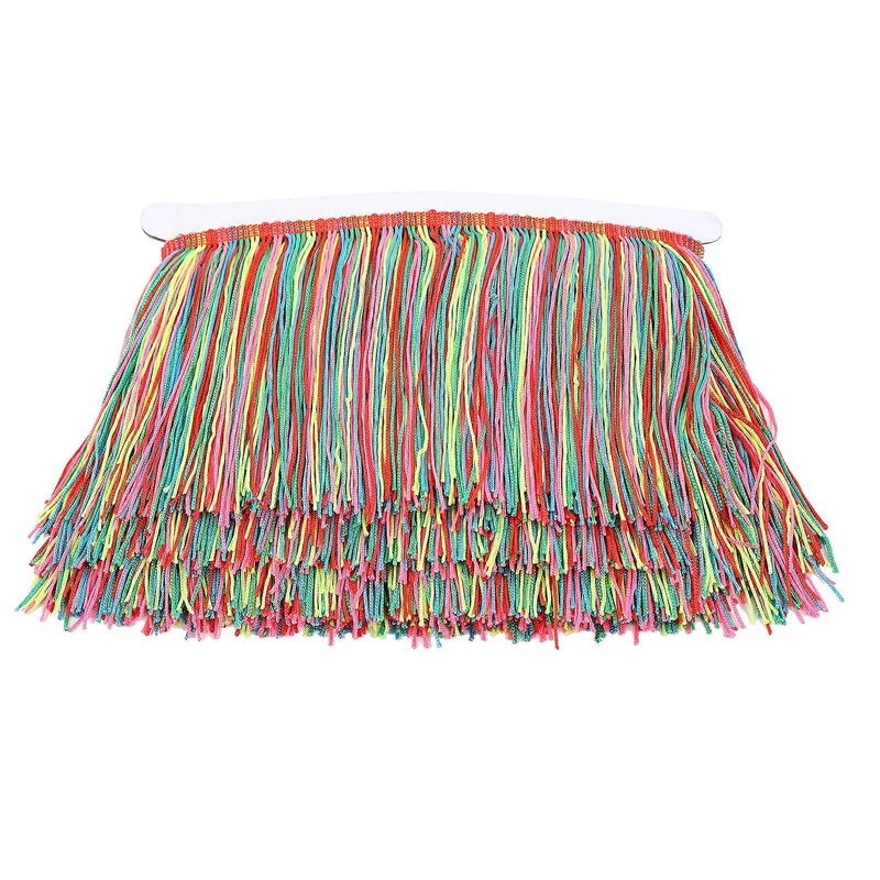 Mixed Color Nylon Tassels, Fringe Decoration for Crafts & Clothes