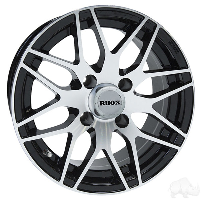 RHOX RX177, Machined Black, 13×6 Centered