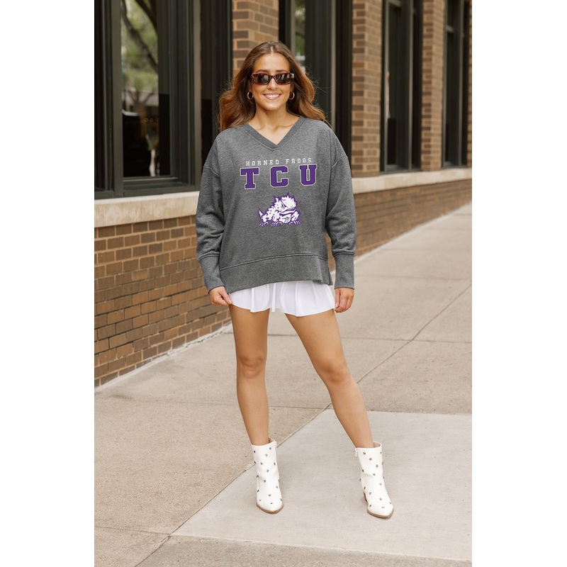 TCU HORNED FROGS MOST WANTED CLASSIC FRENCH TERRY PULLOVER