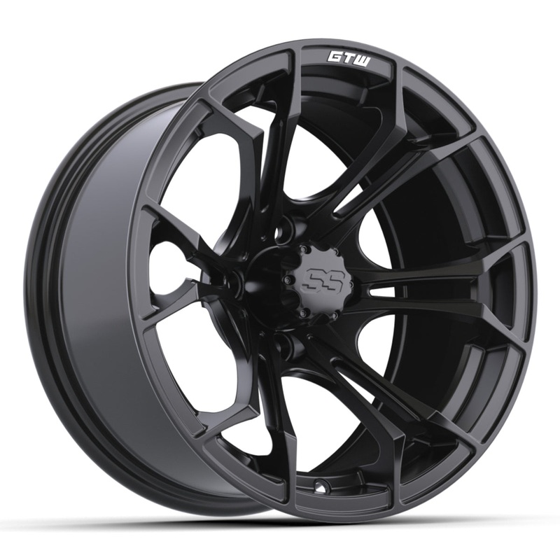14 GTW Spyder Matte Black Wheel PN# 19-245