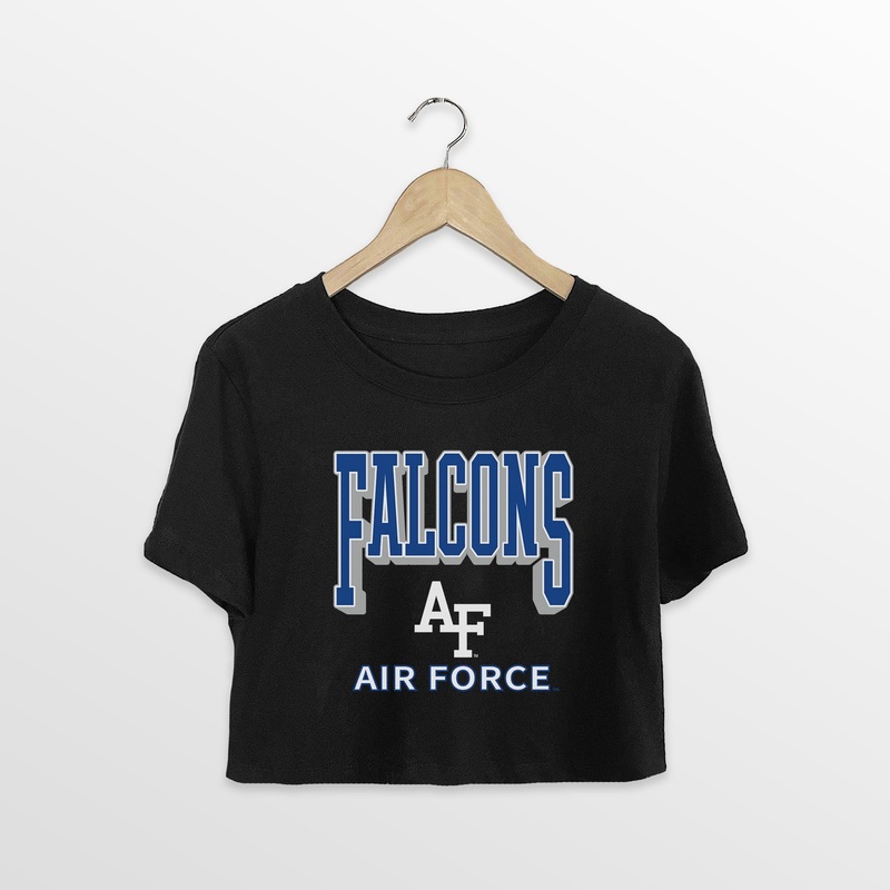 AIR FORCE FALCONS PURE VICTORY CLASSIC CROP TEE