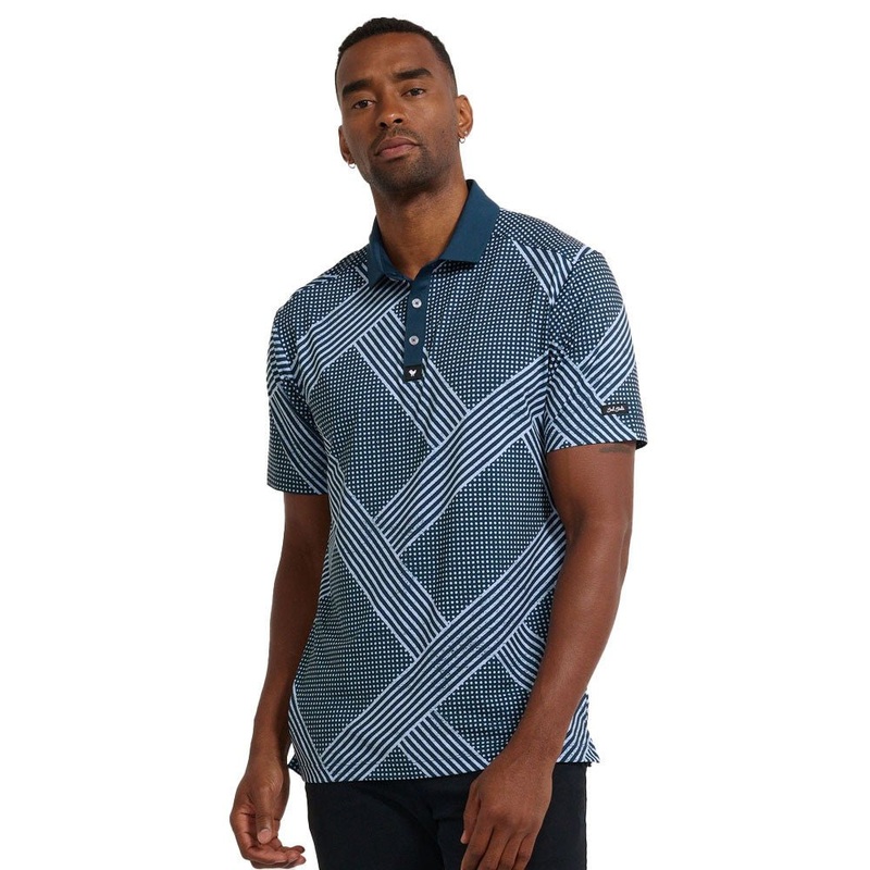 Bad Birdie Retro Bloomin Golf Polo