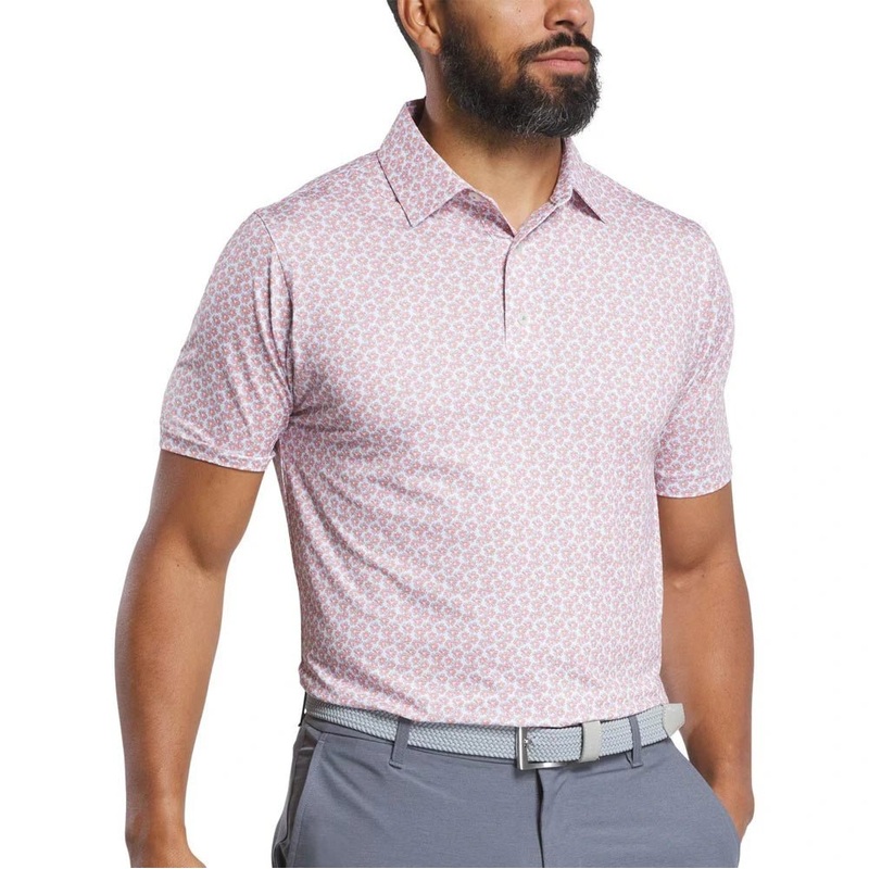 FootJoy Floral Sketch Print Golf Polo