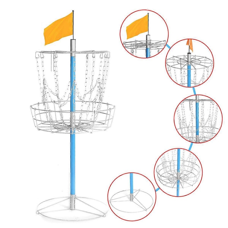 Portable Disc Golf Basket Catcher Golf Practice Target Outdoor