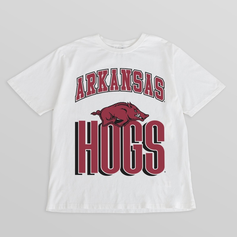 ARKANSAS RAZORBACKS FIERCE FOCUS WASHED RELAXED FIT TEE