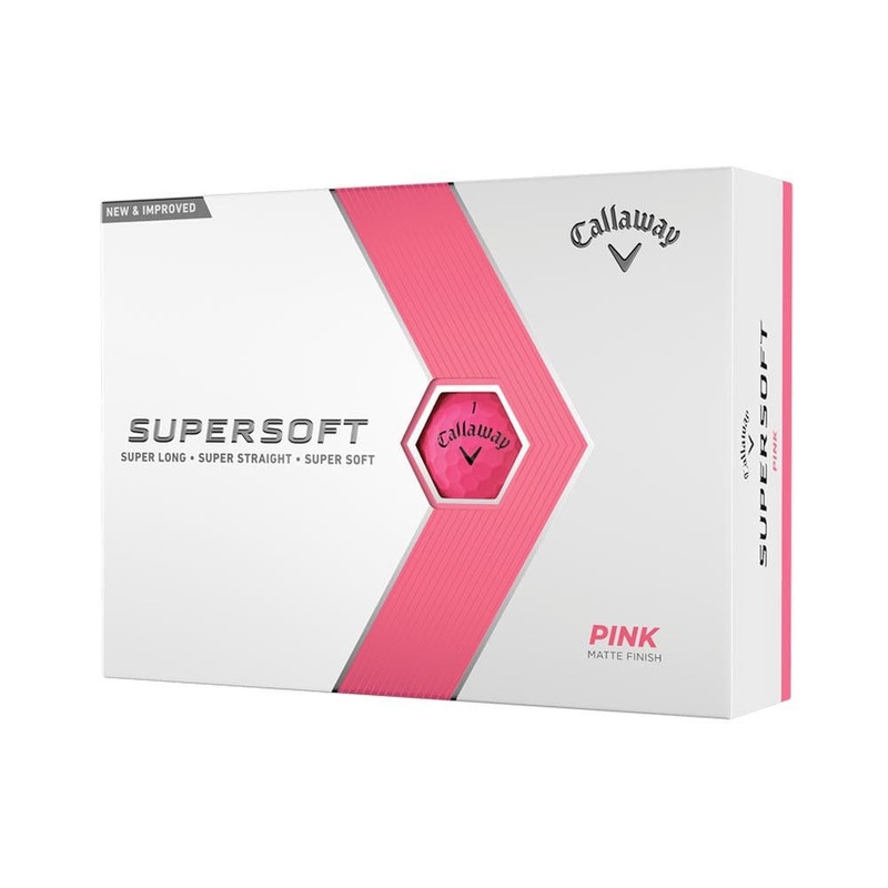 Callaway Supersoft Golf Balls – Matte Pink – 2023 – Prior Generation