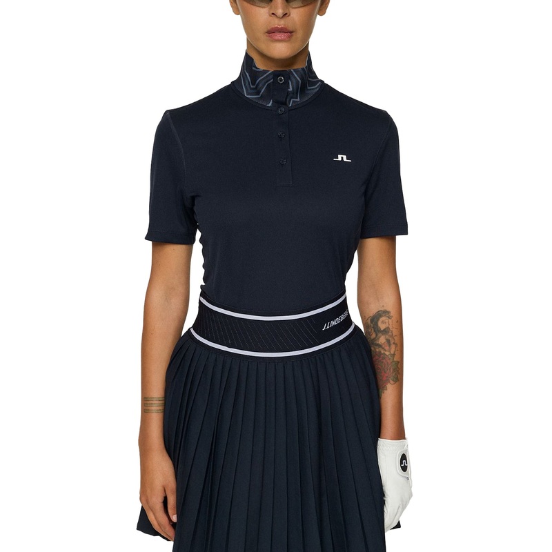 J.Lindeberg Women’s Piper Golf Polo Shirt – JL Navy