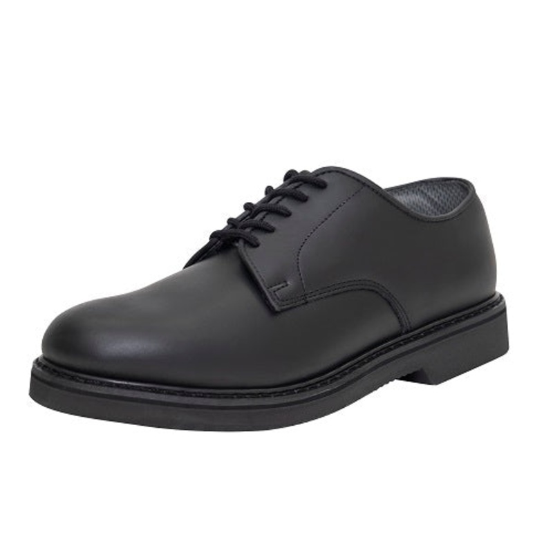 Rothco Men’s Military Uniform Oxford Leather- Black