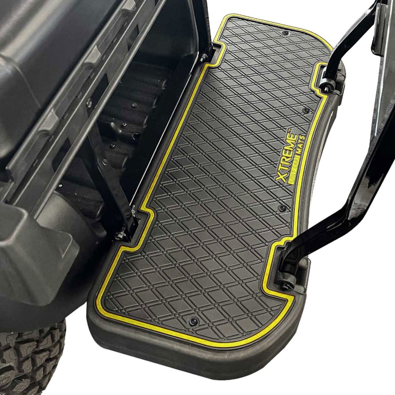 Xtreme Floor Mats for MadJax Genesis 250/300 Rear Seat Kits  Black/Neon Yellow PN# 03-218