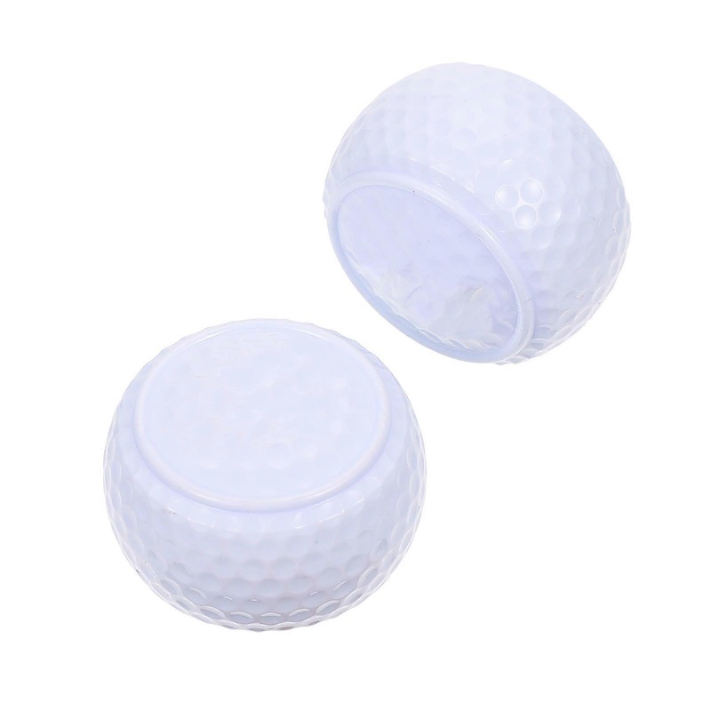 2Pcs Flat Shape Golf Balls for Practice Training Golf Accessories