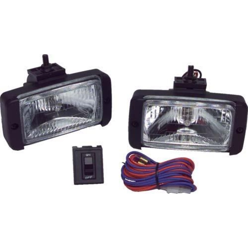 55 Watt. 12-Volt Halogen Headlight Set (Black Housing) PN# 2482