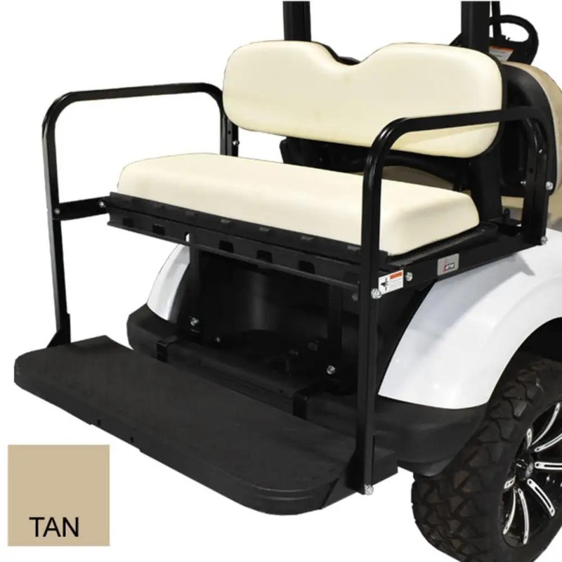 GTW MACH3 Rear Flip Seat Yamaha G-Series (Models G19-22) – Tan PN# 01-155
