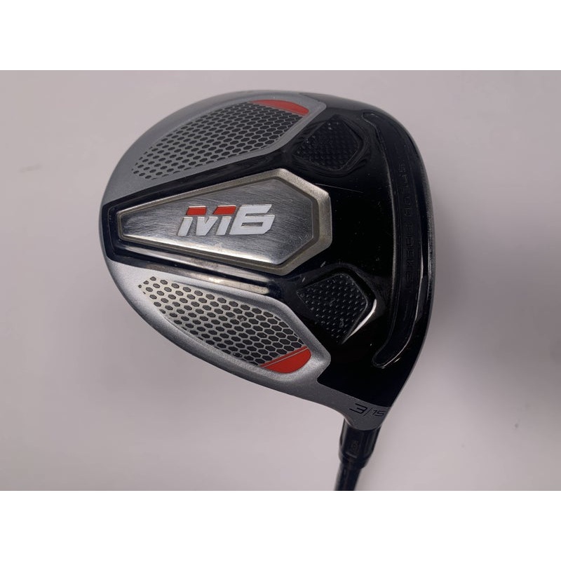 TaylorMade M6 3 Fairway Wood 15* Fujikura Atmos red 6S Stiff Graphite Mens RH