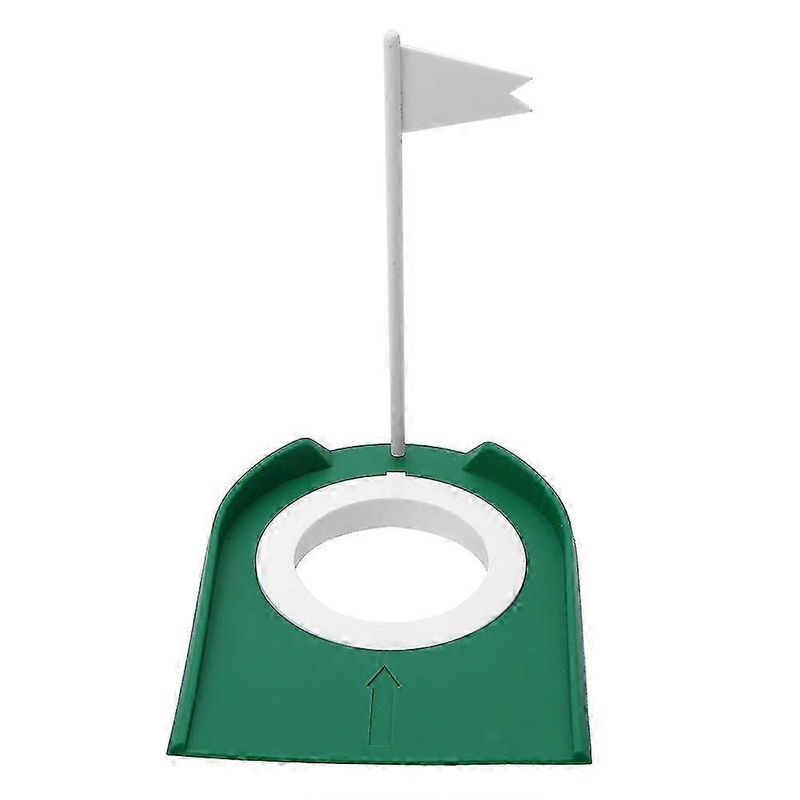 Indoor Outdoor Plastic Golf Putting Cup Practice Aids with Adjustable Hole White Flag SZRH A-W