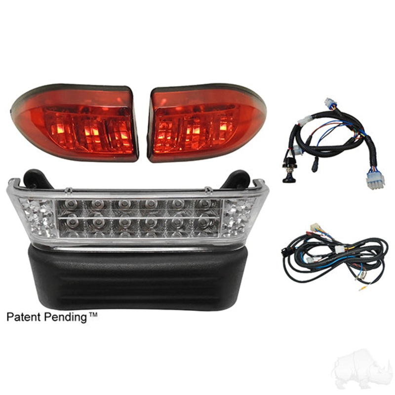 LED Super Saver Light Bar Kit, Club Car Precedent Electric 08.5+ w/ 12V Batteries PN# LGT-356E12L