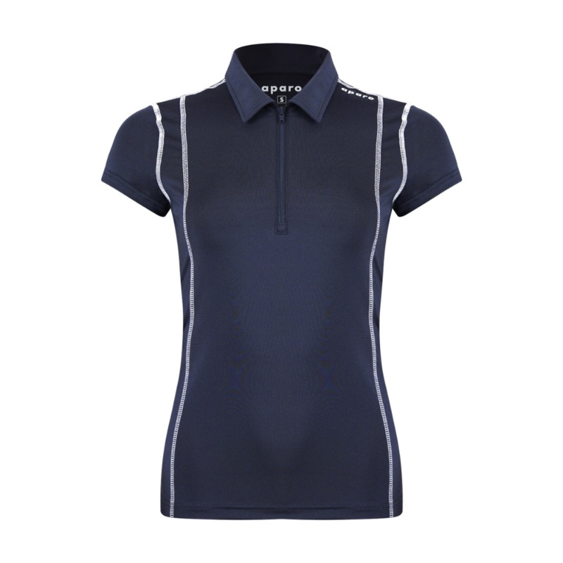 AG Women’s Reconstructed Polo|XXS|XS|S|M|L|Navy