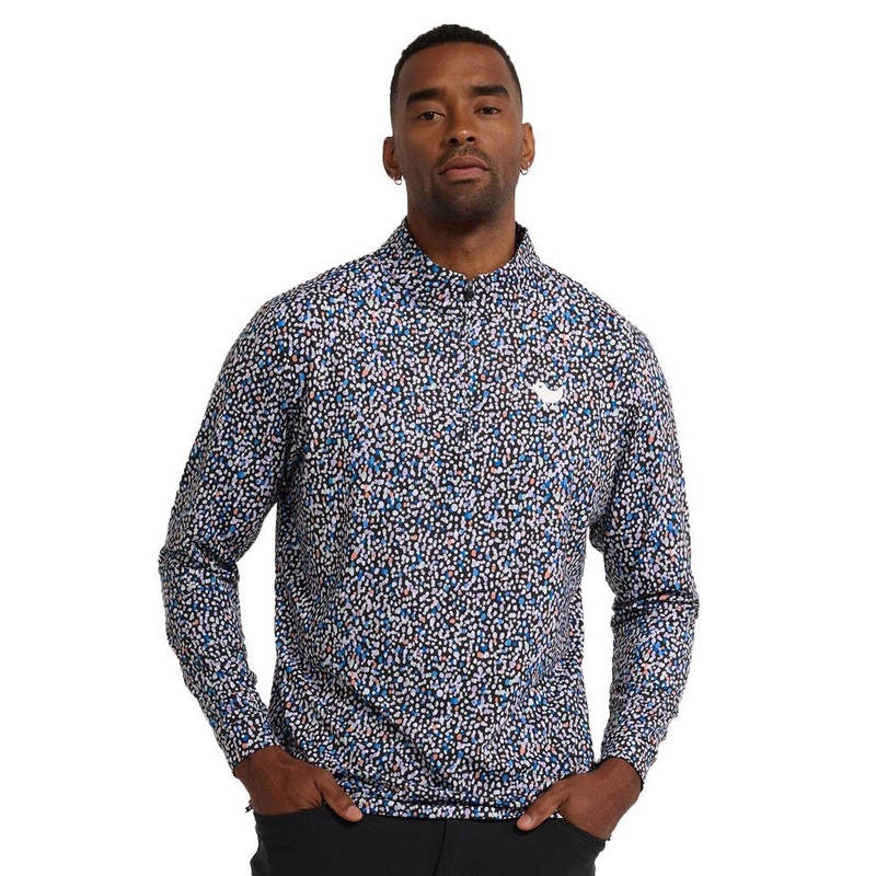 Bad Birdie Printed Golf Quarterzip – Drip Zip