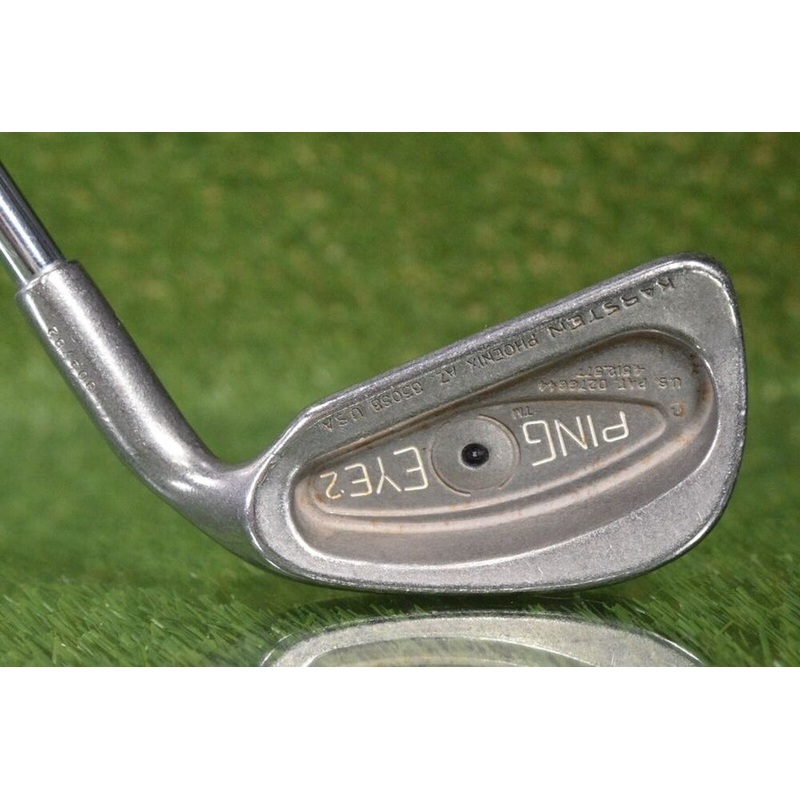 PING EYE 2 BLACK DOT 3 IRON KARSTEN ZZ LITE STIFF FLEX STEEL SHAFT ~ L@@K!!