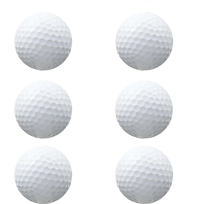Pack of 6 Titleist or Callaway Lake Golf Balls | Recycled Practice Golf Balls for Training