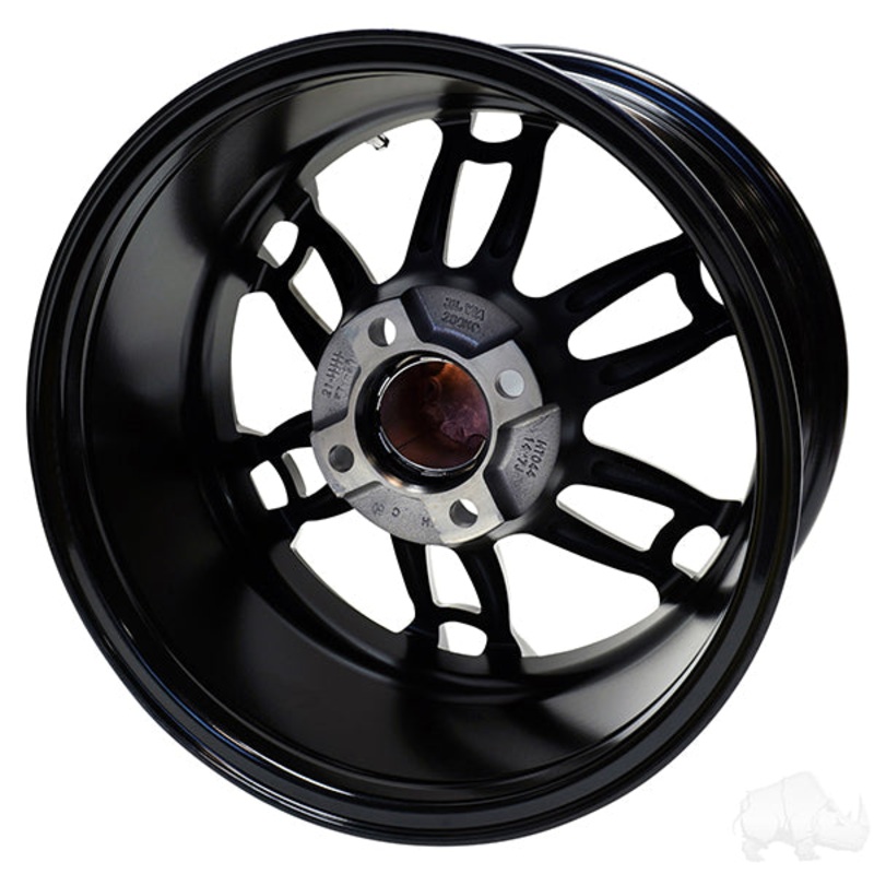 RHOX RX397, Machined Gloss Black, 14×7 ET-25