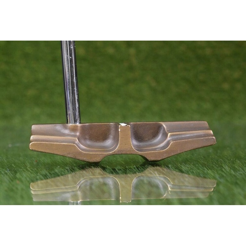 VINTAGE ALL ORIGINAL OLD MASTER TT4 35 BLADE PUTTER W/ OLD MASTER SUR FIT GRIP