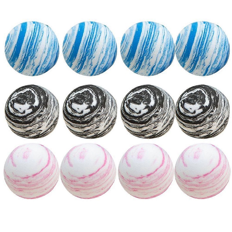 12pcs Planet Balls Indoor Practice Balls Training Ball Funny Playing Ball (Pink, Blue, Black, 4pcs/Each)