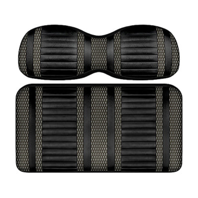 DoubleTake Extreme Front Cushion Set, Yamaha Drive2, Black/Graphite PN# SEAT-DT1232-BGP