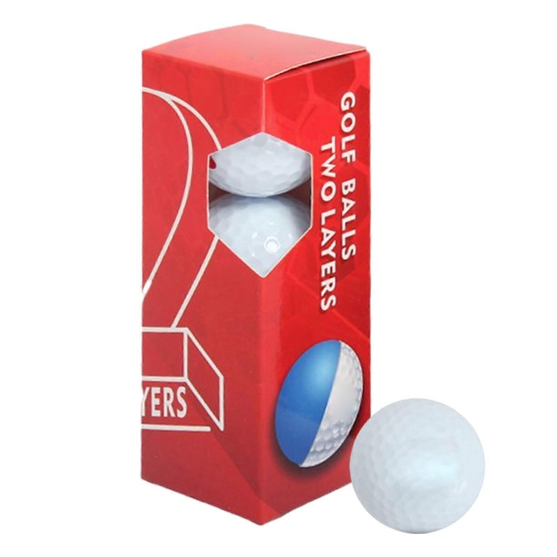 Golf Balls – Pack of 3 Premium Quality for Games, Gift Set in Double Deck Cardboard, Ideal for Golfers and Beginners