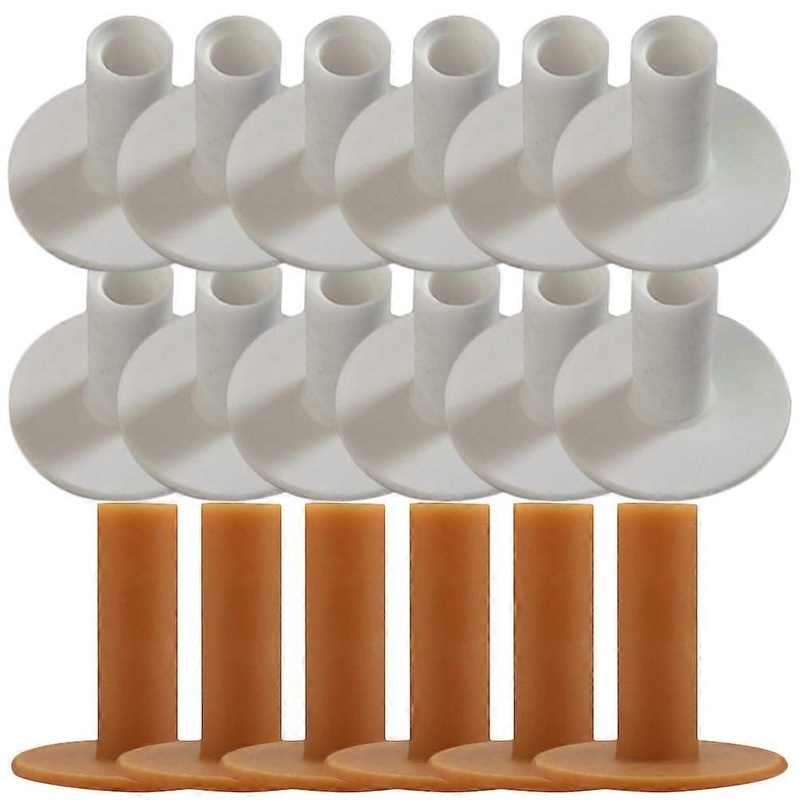 Professional Golfs Tees with Rubber Holders for Consistent Swing and Accuracy 20 Pcs