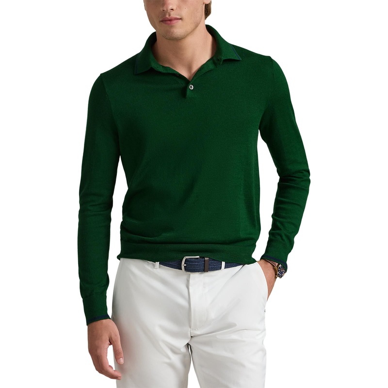 RLX Ralph Lauren Performance Polo-Collar Golf Sweater – New Forest