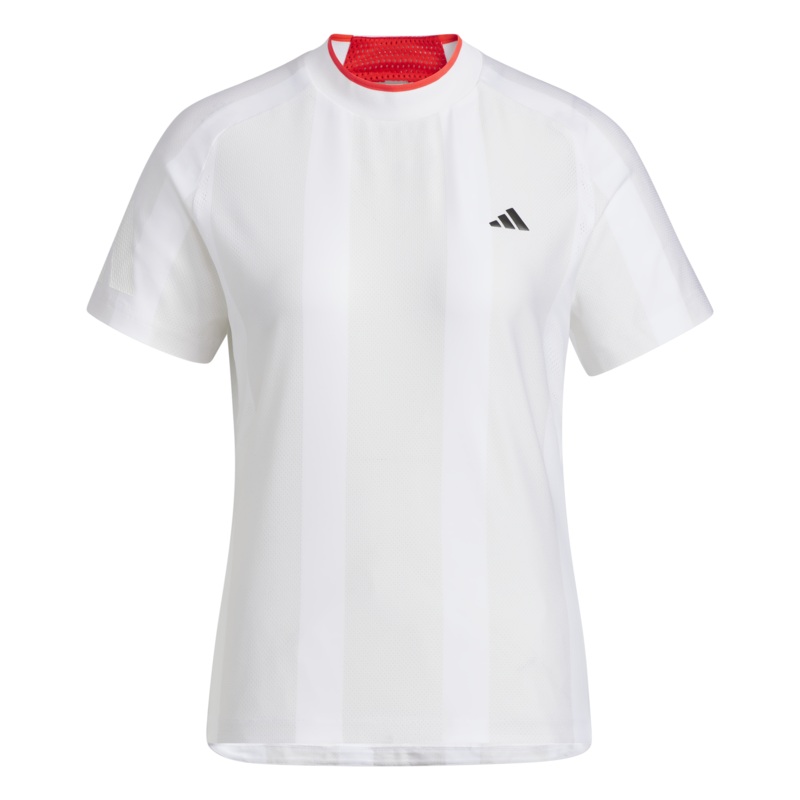 W ADIZERO MOCK NECK SHORT SLEEVE SHIRT