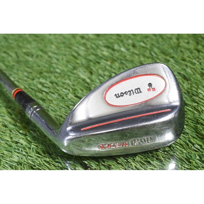 WILSON DUAL WEDGE SAND / GAP ATTACK APPROACH HEAD SPEED STEEL SHAFT ~ L@@K!!