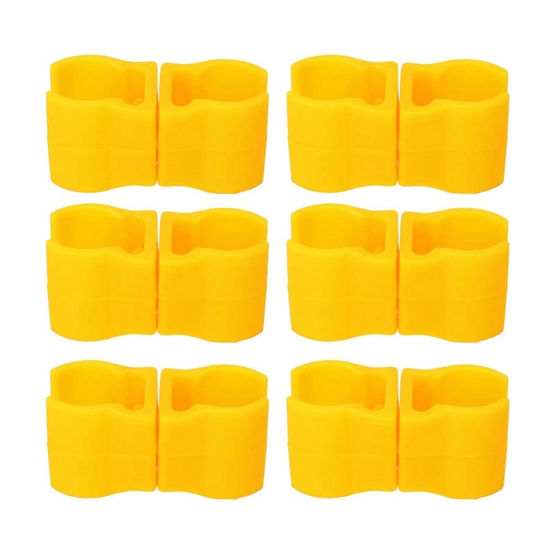 10Pcs Outdoor Football Training Flag Pole Clip Buckle Plastic Scooter Flag Pole Connector