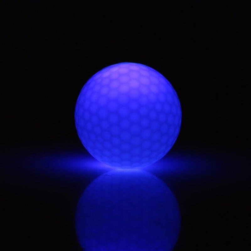 LED Golf Ball, Electronic LED Golf Ball Color Flashing Night Golf Ball Lighting Golf Ball for Dark Night Sports Practice Training