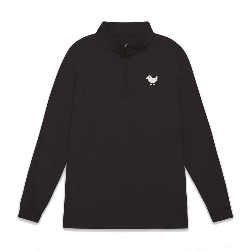 Bad Birdie Black Quarterzip|Black|Small|Medium|Large|X-Large|XX-Large