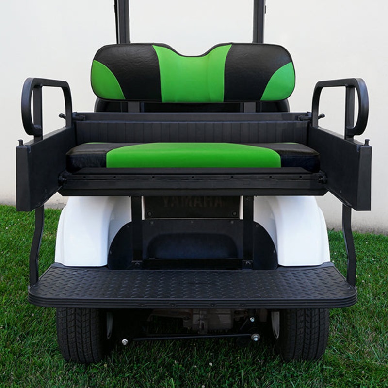 RHOX Rhino Seat Box Kit, Sport Black/Green, Yamaha Drive PN# SEAT-951BG-S
