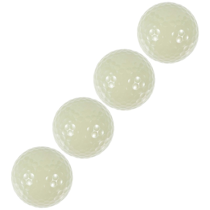 Glow in The Dark Golf Balls Training Balls 4Pcs Fluorescent Reusable Set