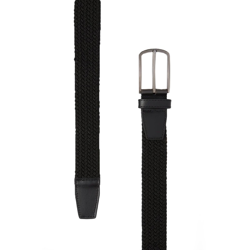 Lyle & Scott Woven Golf Belt – Jet Black