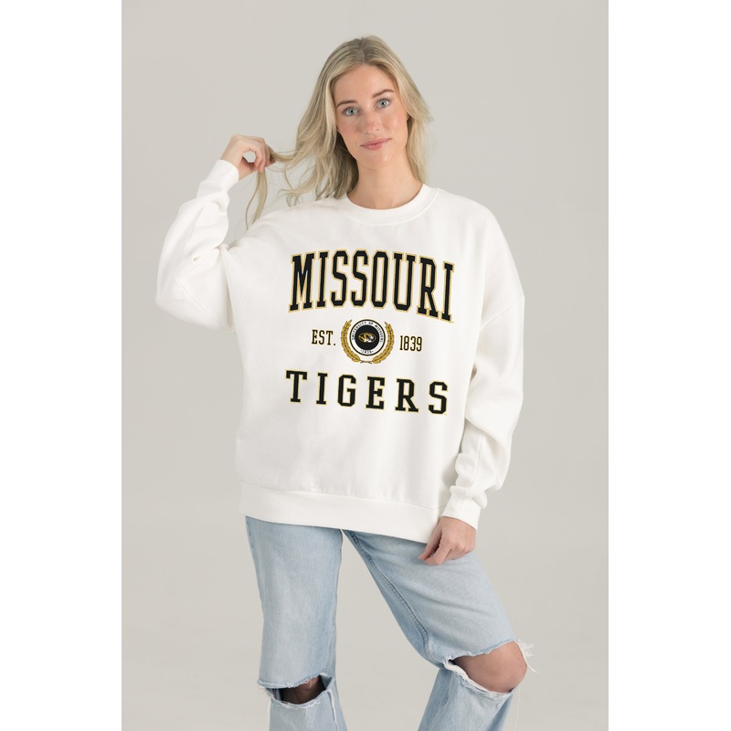 MISSOURI TIGERS Timeless Triumph Fleece Crewneck Pullover