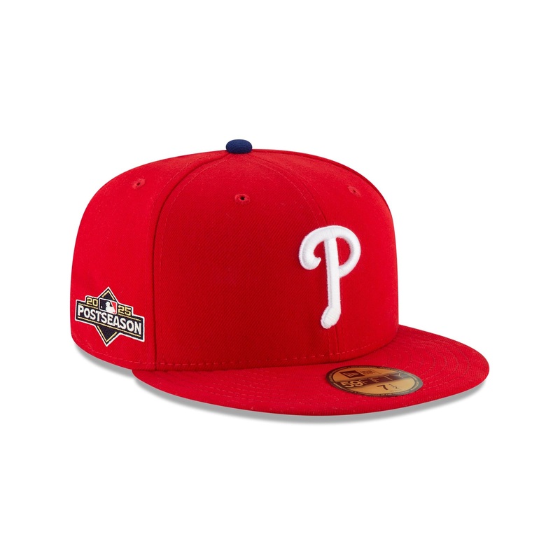 Philadelphia Phillies 2025 Post Season Side Patch 59FIFTY Fitted Hat