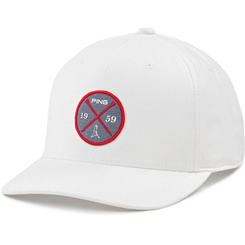 Ping Bestball Snapback Hat|White