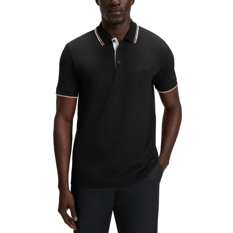 BOSS Paddy Pro Golf Polo Shirt – Black