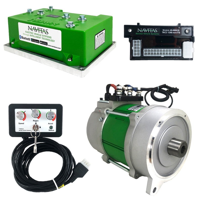 Club Car (w/Curtis 1268/1520) 600A 5KW Navitas DC to AC Conversion Kit with On-the-Fly Programmer PN# 25-088