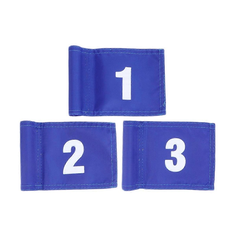 Yard Flag Driving Flags For Training Rectangle Simple Style Indoor Practice Oxford Cloth 3Pcs