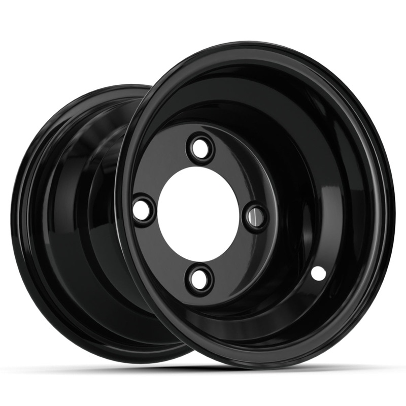 8 GTW Gloss Black Steel Wheel (Centered)
