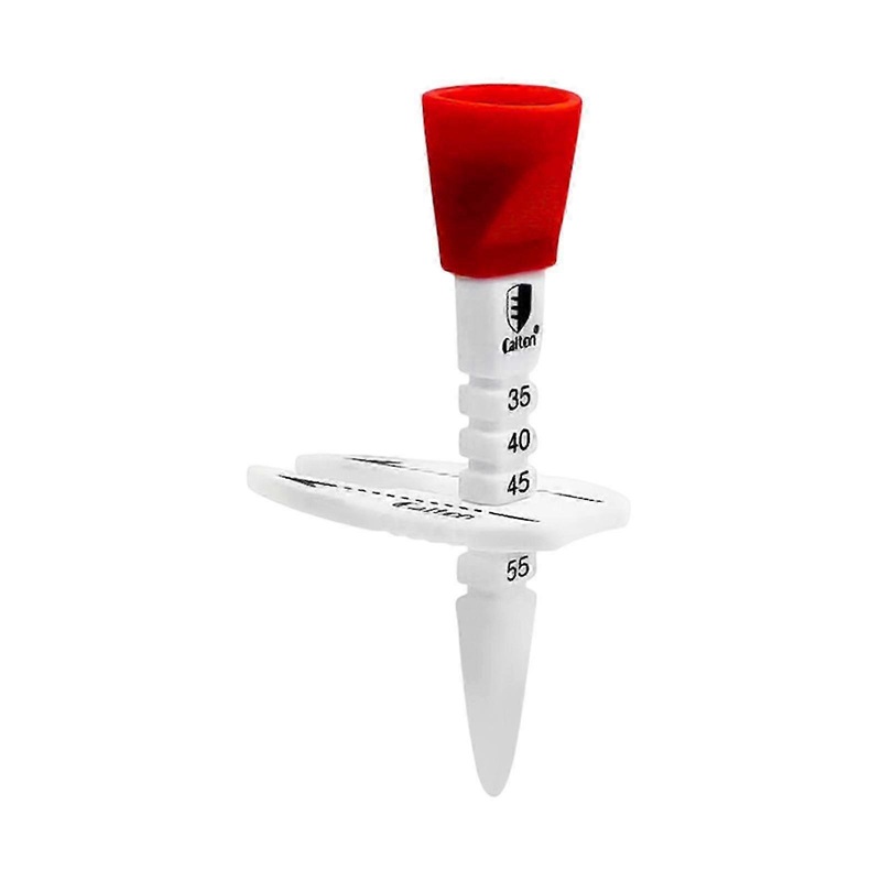 Adjustable Golf tee Ball Holder High Stability Easily Install  Ball Marker Premium for Indoor Driving Range Backyard Golfer-color: Red