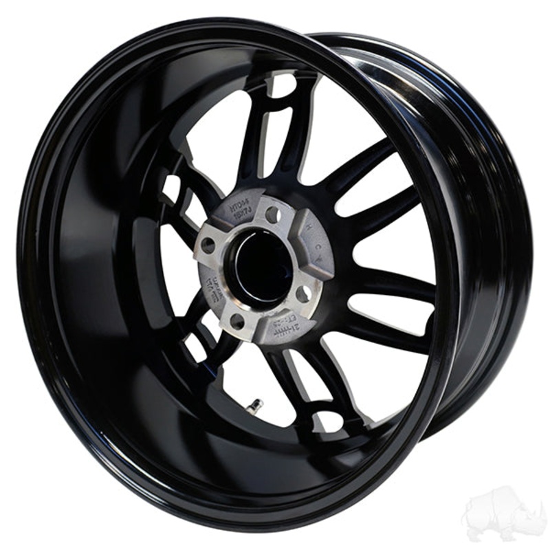 RHOX RX398, Gloss Black, 15×7 ET-25