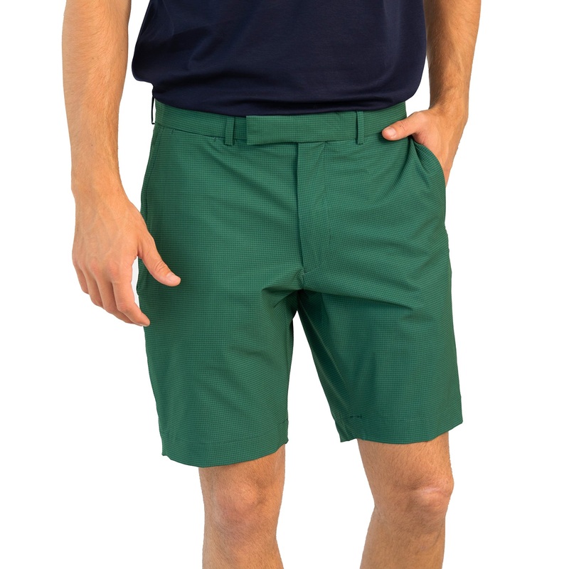 RLX Ralph Lauren Athletic Stretch Printed Golf Shorts – Hunt Club Green Houndstooth