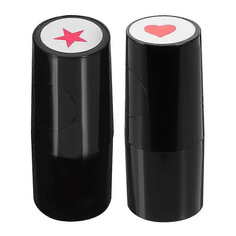 2pcs Golf Ball Stamp Golf Ball Marker Multi-use Stamp Plastic Golf Stamper Golf Ball Stamper